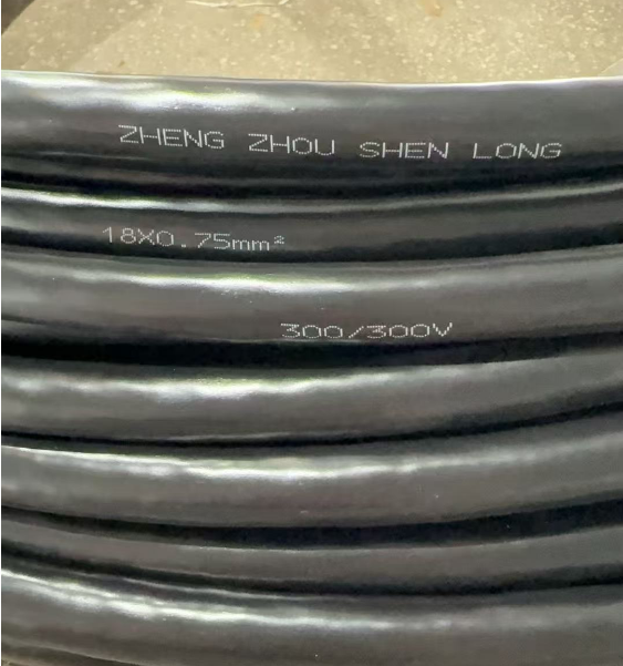 扁平高柔屏蔽電纜18*0.75